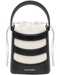 McQueen - The Rise Mini Bucket Bag - Lyst