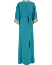 Valentino Garavani - Crepe Long Dress - Lyst