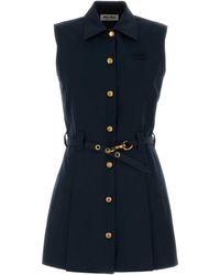 Miu Miu - Poplin Mini Dress - Lyst