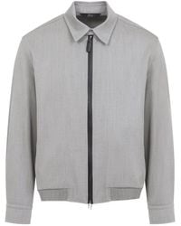 Brioni - Sand Zip-Up Blouson Jacket - Lyst