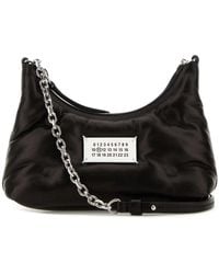 Maison Margiela - Nappa Leather Micro Glam Slam Hobo Shoulder Bag - Lyst
