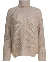 Herno - Wool And Alpaca Turtleneck Sweater - Lyst