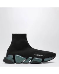 Balenciaga - Speed 2.0 Iridescent Knit Sneakers - Lyst