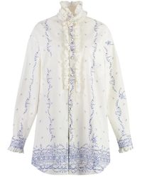Philosophy Di Lorenzo Serafini - Cotton Poplin Shirtdress - Lyst