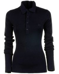 Balenciaga - Wool Blend Top - Lyst