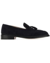 Tricker's - Suede Elton Loafers - Lyst