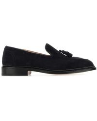 Tricker's - Suede Elton Loafers - Lyst