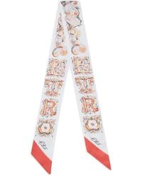 Etro - Silk Paisleyina With Logo And Floral Paisley Motif - Lyst
