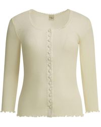 Chloé - Fitted Top Made Of Cotton And Silk Jersey - Lyst