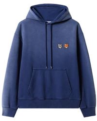 Maison Kitsuné - Maison Kitsuné Double Fox Head Faded Comfort Hoodie - Lyst