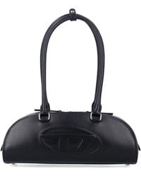 DIESEL - 1Dr Dome Leather Shoulder Bag - Lyst