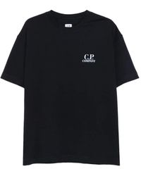 C.P. Company - Cotton T-Shirt With Logo Print - Lyst