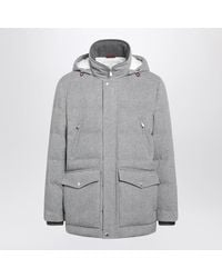 Brunello Cucinelli - Light Wool Parka - Lyst