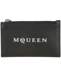 McQueen - Leather Cardholder Wallet - Lyst