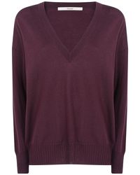 Nuur - Long Sleeves V Neck Sweater - Lyst