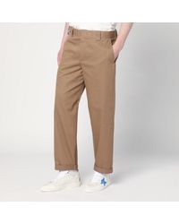 Golden Goose - Cotton-Blend Trousers - Lyst