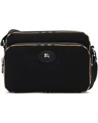 Burberry - Check-Trim Crossbody Bag - Lyst
