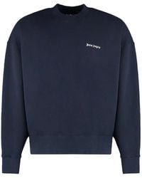 Palm Angels - Cotton Crew-Neck Sweatshirt - Lyst