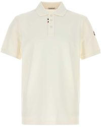 Moncler - Cotton Piquet Polo Shirt For - Lyst