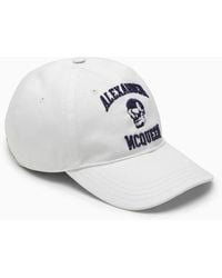 McQueen - Varsity Skull Lo Cap - Lyst