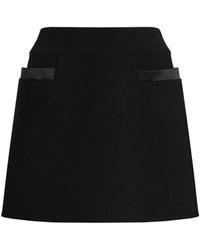 Dolce & Gabbana - Solid Mini Skirt - Lyst