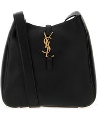 Saint Laurent - Leather Crossbody Handbag, Five-To-Seven - Lyst