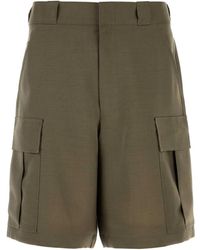 Prada - Regular Shorts - Lyst