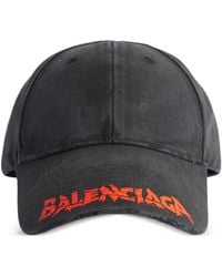 Balenciaga - Cotton Cap With Curved Visor - Lyst