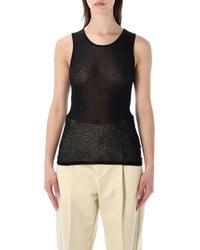 Soeur - Isis Sleeveless Sheer Cotton Top - Lyst