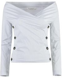 Philosophy Di Lorenzo Serafini - Crepe Blouse - Lyst