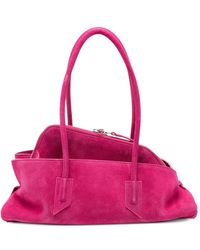 The Attico - La Passeggiata Small Leather Shoulder Bag - Lyst