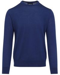 Giorgio Armani - Royal Virgin Wool Sweater - Lyst