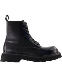 KENZO - New Smile Lace Up Boots - Lyst