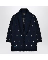Alanui - Echoes Of The Bandana Wool Cardigan - Lyst