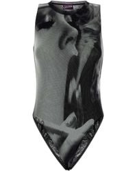 Jean Paul Gaultier - Tulle Bodysuit - Lyst