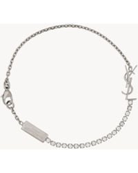 Saint Laurent - Cassandre Charm Bracelet - Lyst