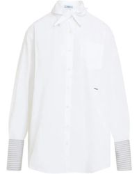Prada - Cotton Poplin Shirt - Lyst