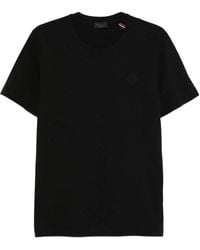 Moncler - Cotton Ss T-Shirt Polo - Lyst