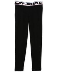Off-White c/o Virgil Abloh - Logo Band Leggings - Lyst