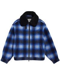 Balenciaga - Flannel Bomber Jacket - Lyst