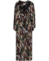 P.A.R.O.S.H. - Printed Crepe Dress - Lyst