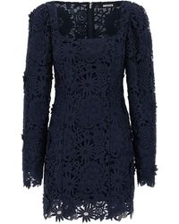 ROTATE BIRGER CHRISTENSEN - '3D Lace Ls Mini' Dress - Lyst