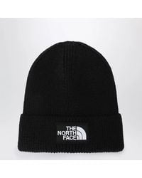The North Face - Beanie With Logo Patch - Lyst