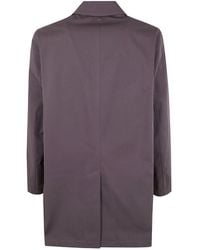 Herno - Single Breasted Midi Coat - Lyst