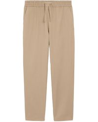 Ami Paris - Cotton Elastic Waist Trousers - Lyst