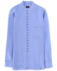 Giorgio Armani - Linen Shirt - Lyst