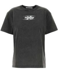 T By Alexander Wang - Short Sleeve Tee With Blade Logo - Lyst