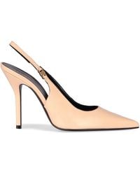 Celine - Patent Leather Slingback Pumps - Lyst