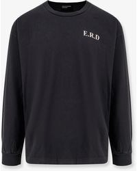 Enfants Riches Deprimes Used Effect Cotton T-Shirt in Black