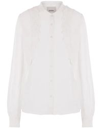 Isabel Marant - Embroidered Silk Shirt - Lyst